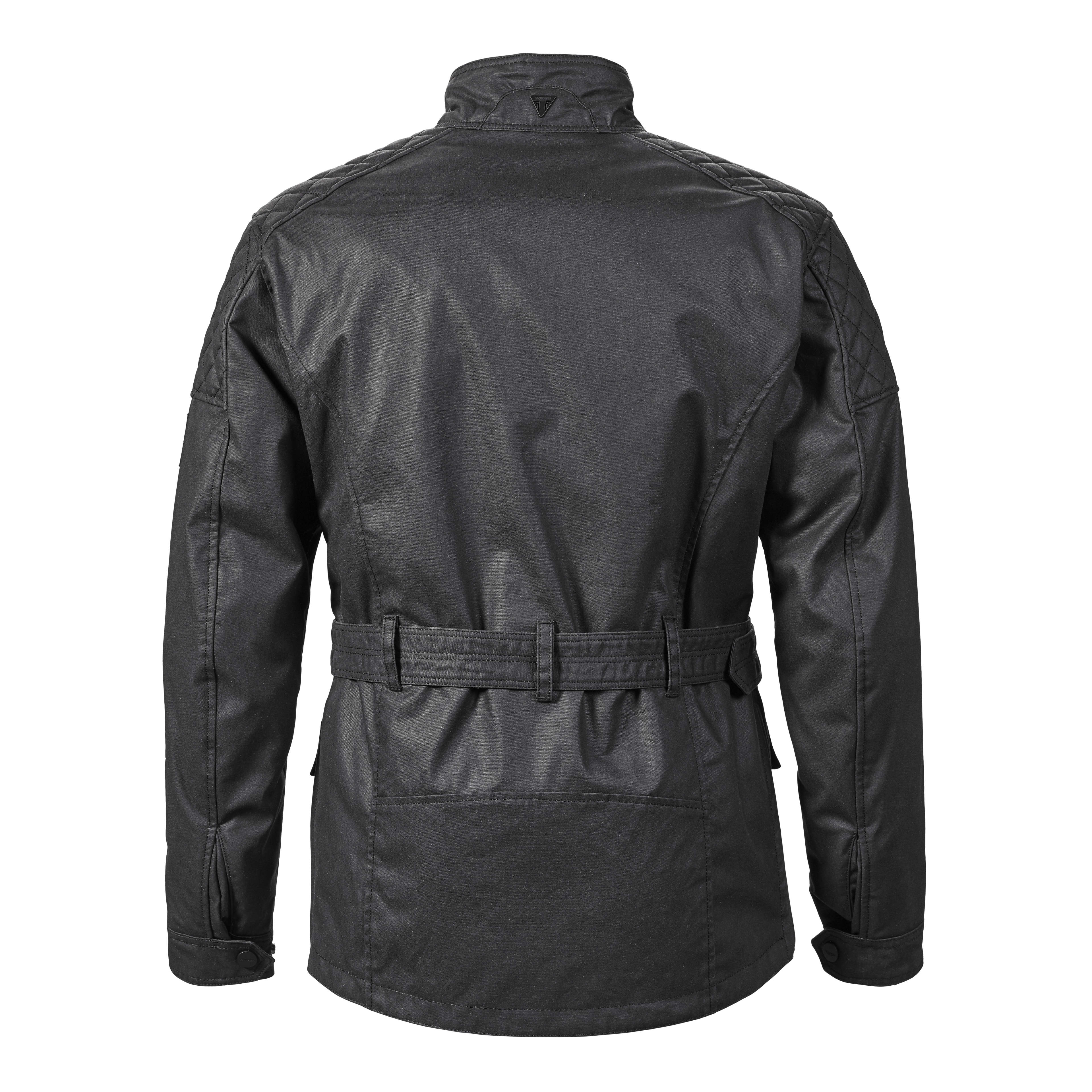 Beck Wax Cotton Black Jacket | Motorcycle Clothing
